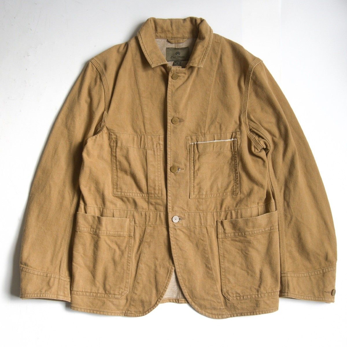 サイズ50 NIGEL CABOURN チェンジボタン カバーオール 50 コットン ワークジャケット ナイジェルケーボン s2511039