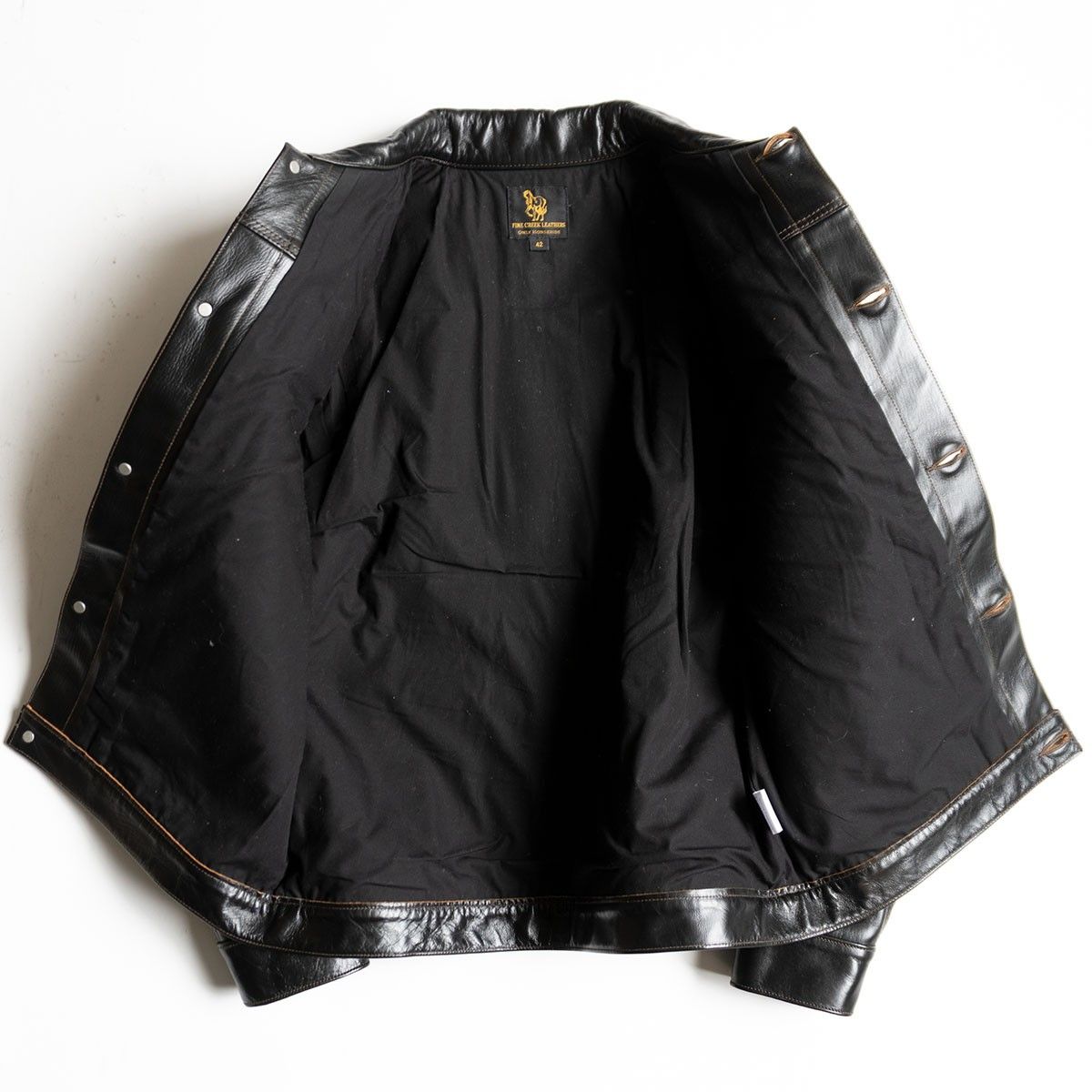 サイズ42】FINE CREEK LEATHERS【Leather Jacket Salem】ホースハイド