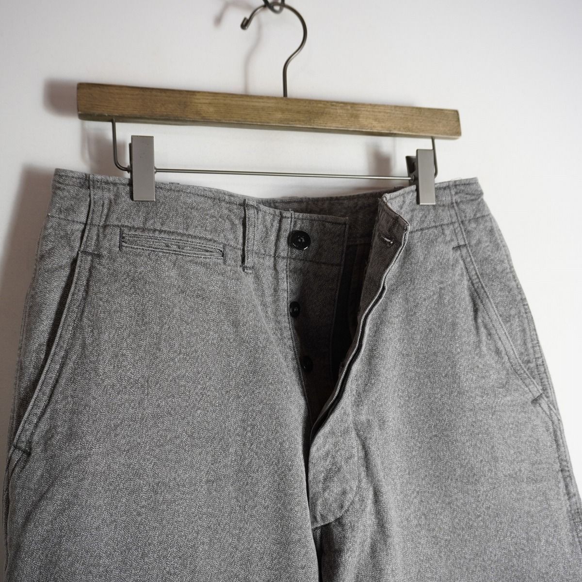 JELADO ジェラード ブラック シャンブレー ワーク トラウザー S グレー 正規 JELADO ジェラード ブラック シャンブレー ワーク パンツ