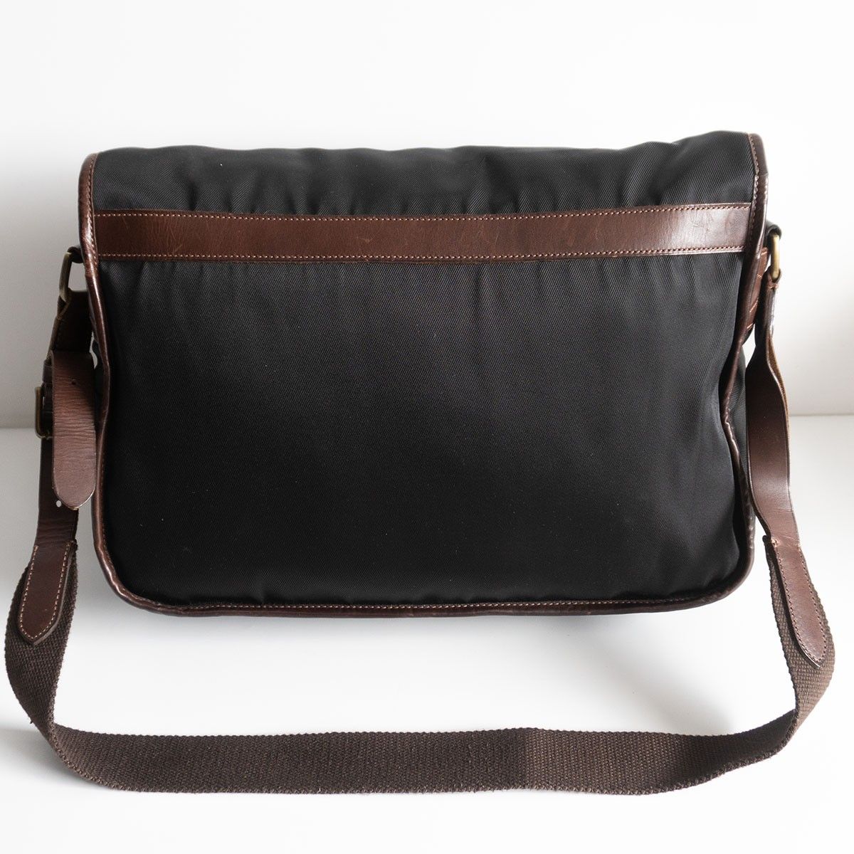 【レア】Ralph Lauren ダレスバッグ 美品】POLO RALPH LAUREN【ナイロン×レザー ショルダーバッグ】ポロ