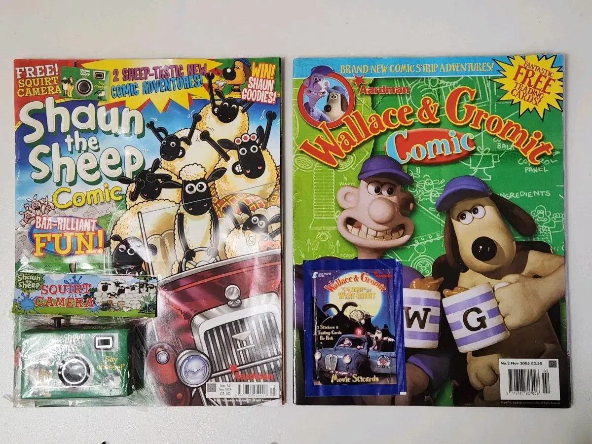 コレクター品 ウォレスとグルミット ひつじ bos 雑誌 コミックス 英語版