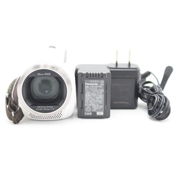 PANASONIC パナソニック HDビデオカメラ V360MS ホワイト HC-V360MS-W ♯85018