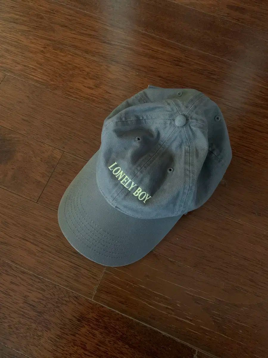アイデア アイデア 북 LONELY BOY ベースボールキャップ グレー ウール 帽子