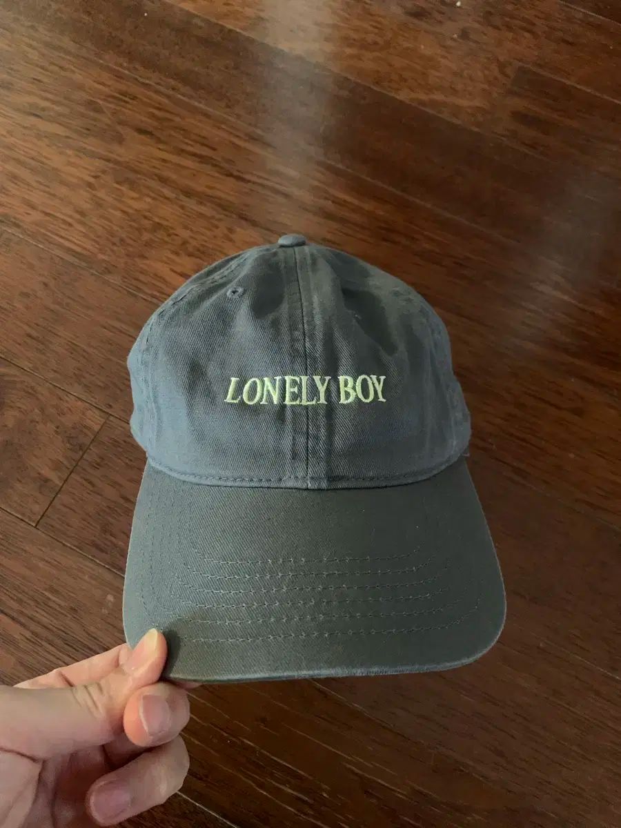 アイデア アイデア 북 LONELY BOY ベースボールキャップ グレー ウール 帽子