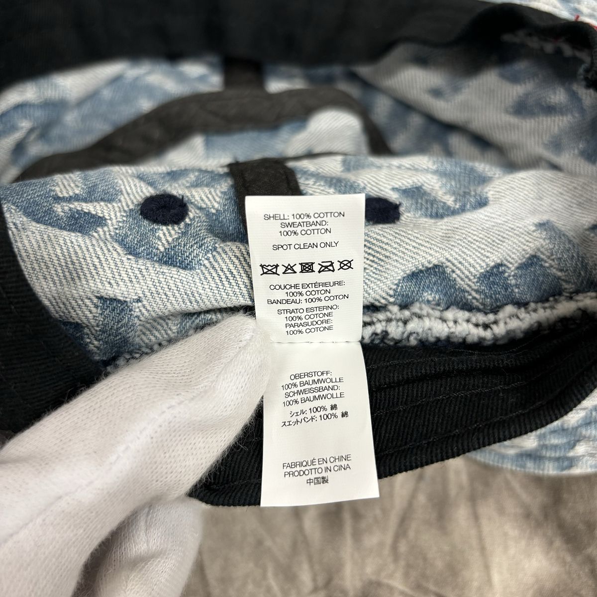 Supreme/シュプリーム【22SS】Fat Tip Jacquard Denim Crusher Hat