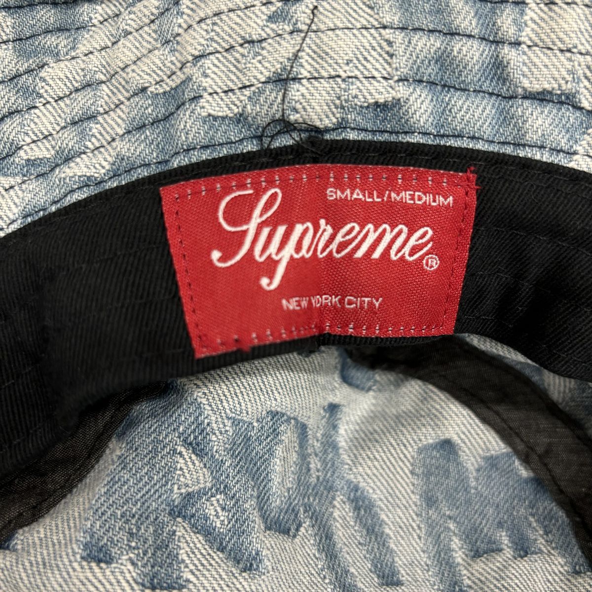 Supreme/シュプリーム【22SS】Fat Tip Jacquard Denim Crusher Hat