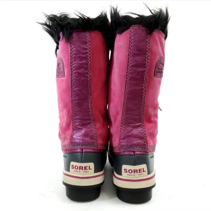 SOREL ソレル スノーブーツ 22 cm レザー スエード ファー
