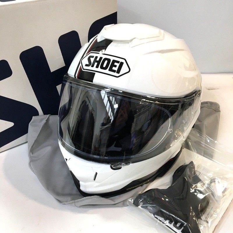 SHOEI ショウエイ GT Air 2 REDUX フルフェイスヘルメット 除菌消臭済 Lサイズ ホワイト ブラック オートバイ ツーリング ライディング バイカー バイク用品 TA 3695