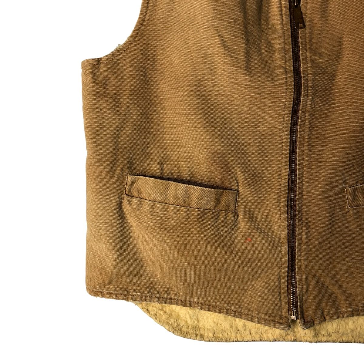 古着 80年代 カーハート Carhartt ダックベスト USA製 メンズXL相当