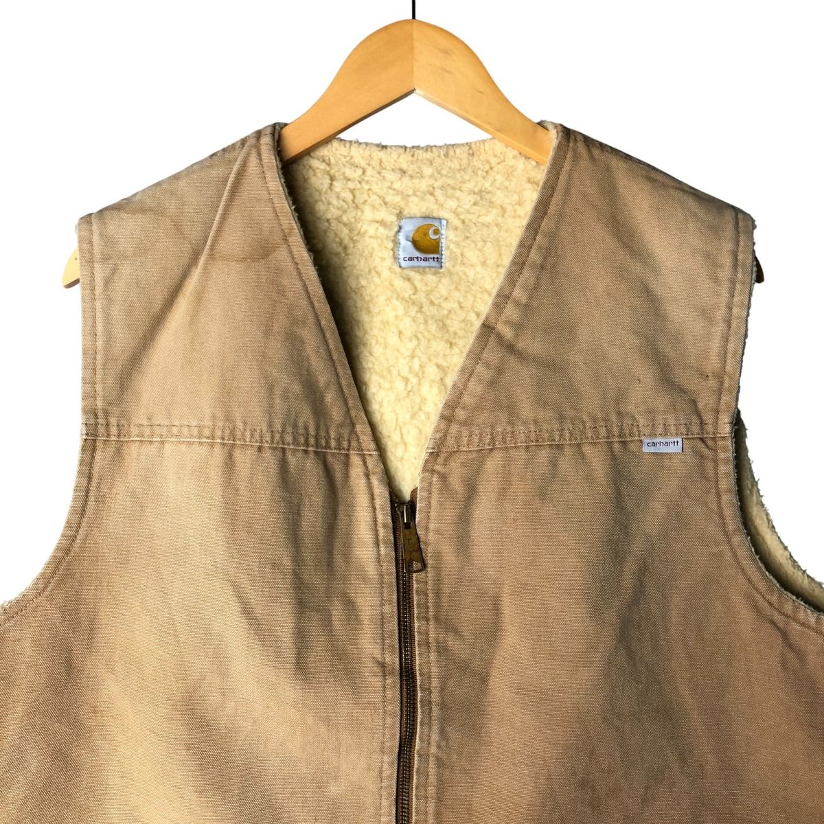 古着 80年代 カーハート Carhartt ダックベスト USA製 メンズXL相当