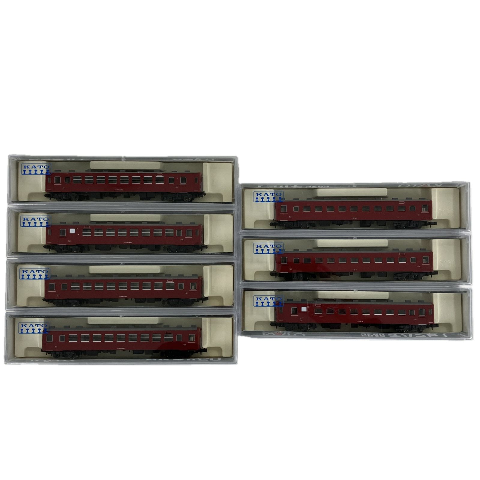 KATO 5246 オハ50 オハフ50 オハ51 オハフ51 おまとめ 7点セット カトー 鉄道模型 Nゲージ 良好