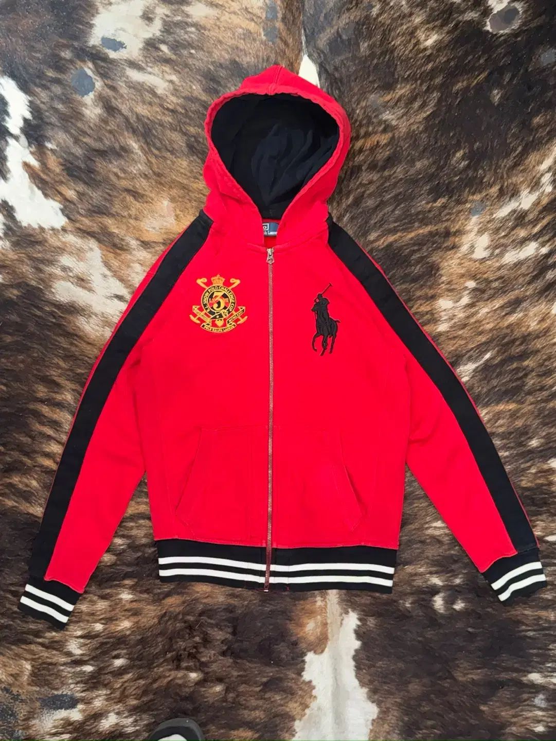 ポロ ビッグポニー フードジップアップ s
