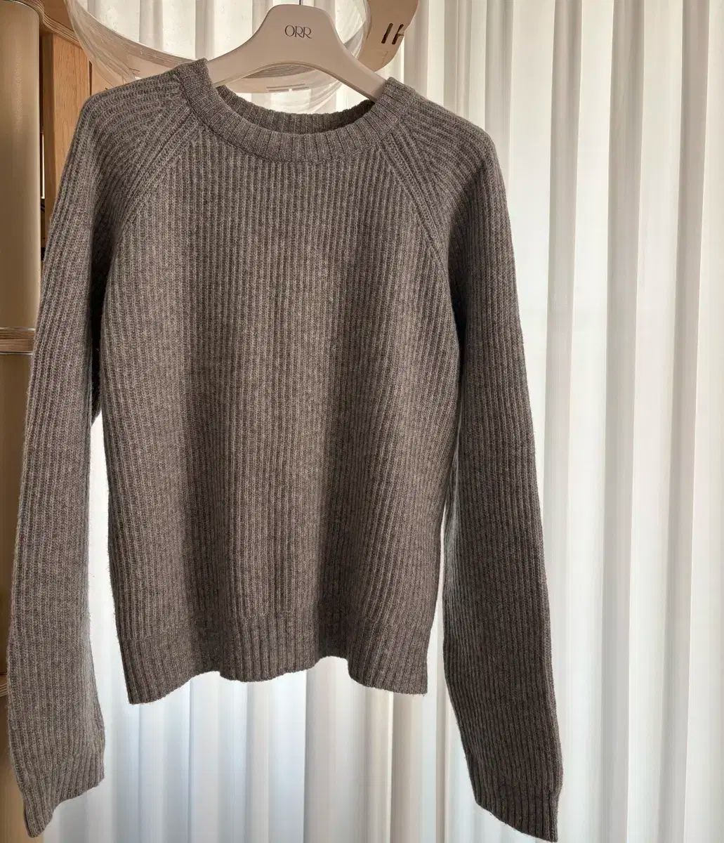 spush ラグラン ニット - グレー