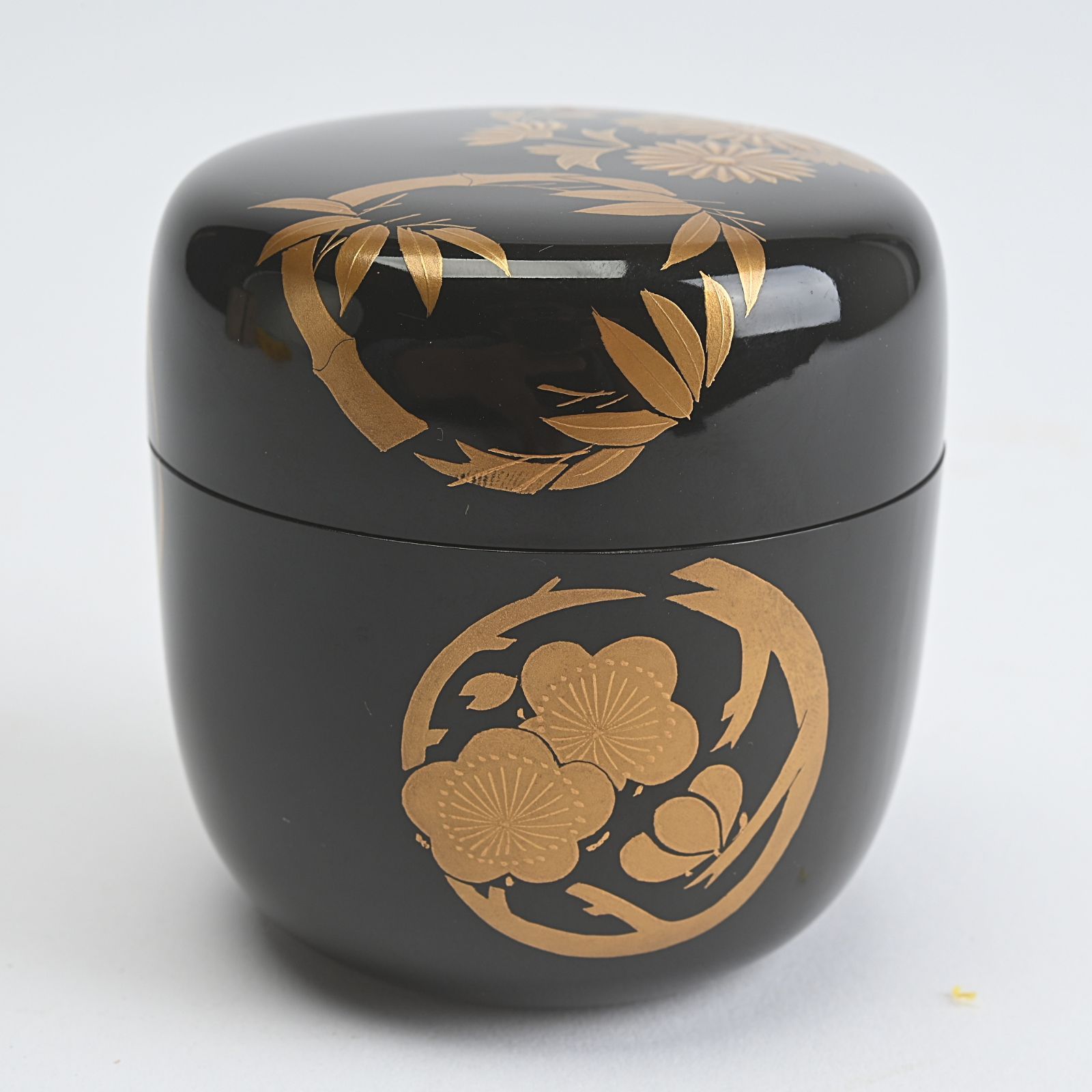 中谷博峰 四君子蒔絵 利休棗 共箱 木製 茶道具 茶器 茶入 - メルカリ