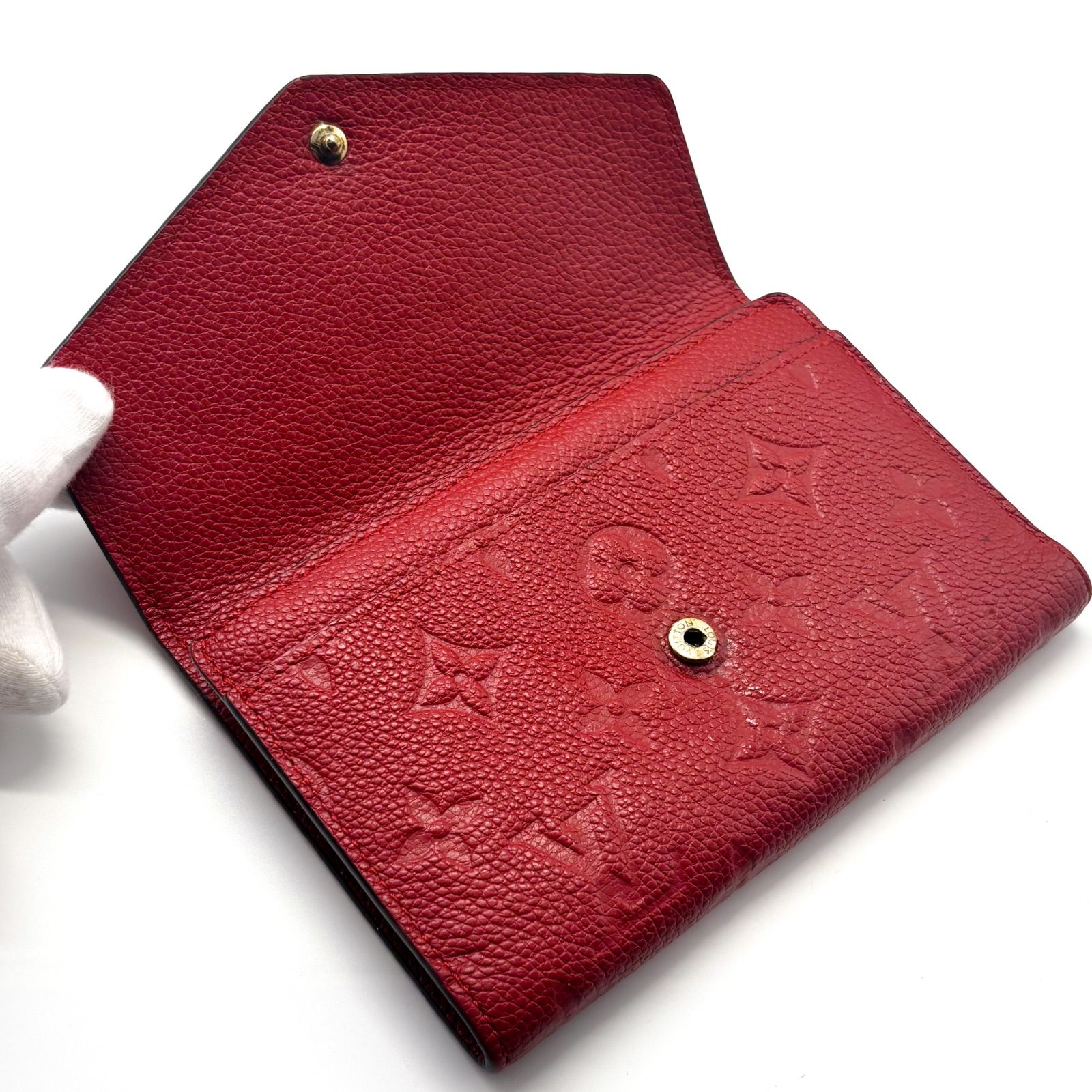  ルイヴィトン 財布 三つ折 アンプラント キュリユーズ コンパクト 三つ折り財布 折り財布