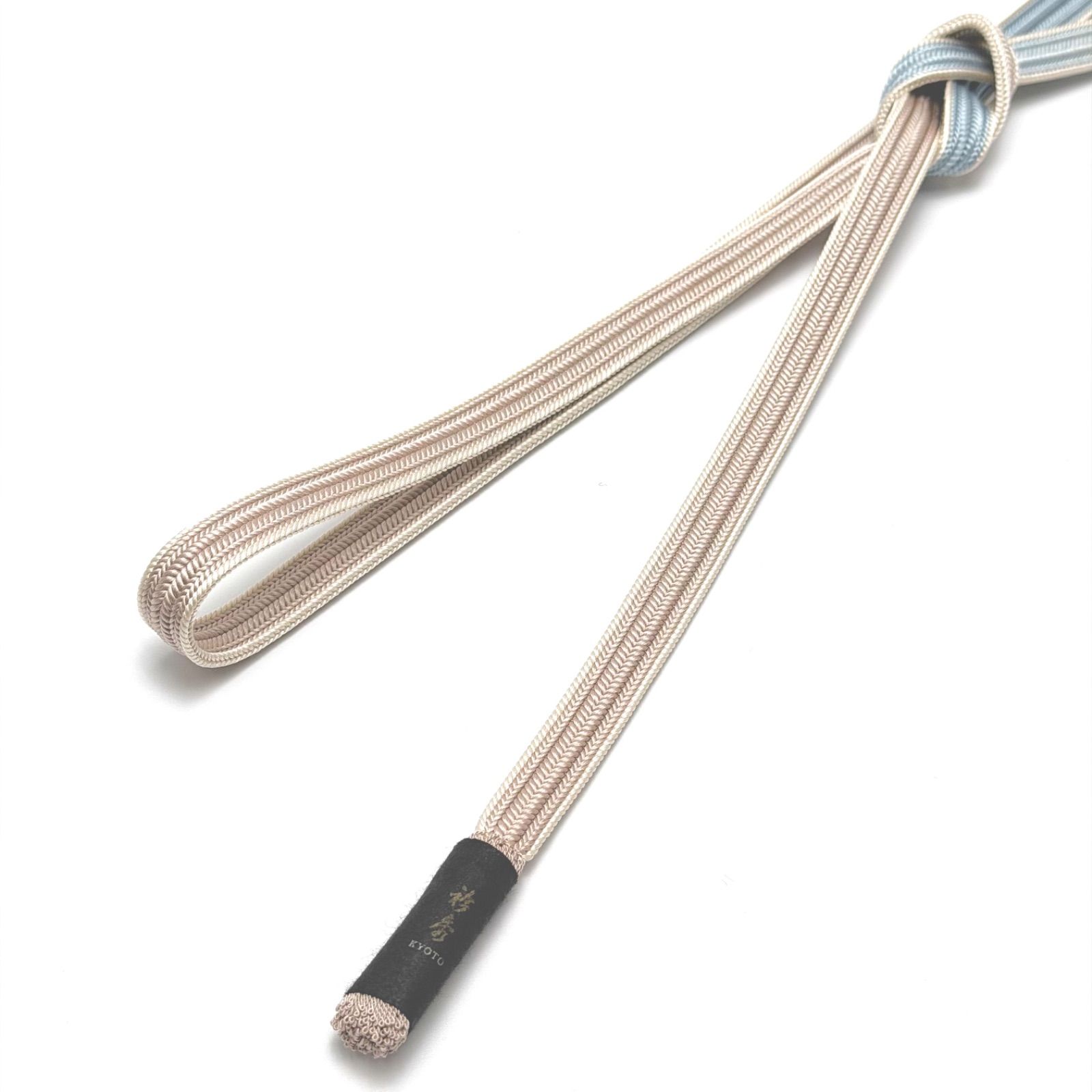  帯締め 衿秀 綾竹組 双葉ぼかし より房 0075 帯締め 帯留め 帯飾り