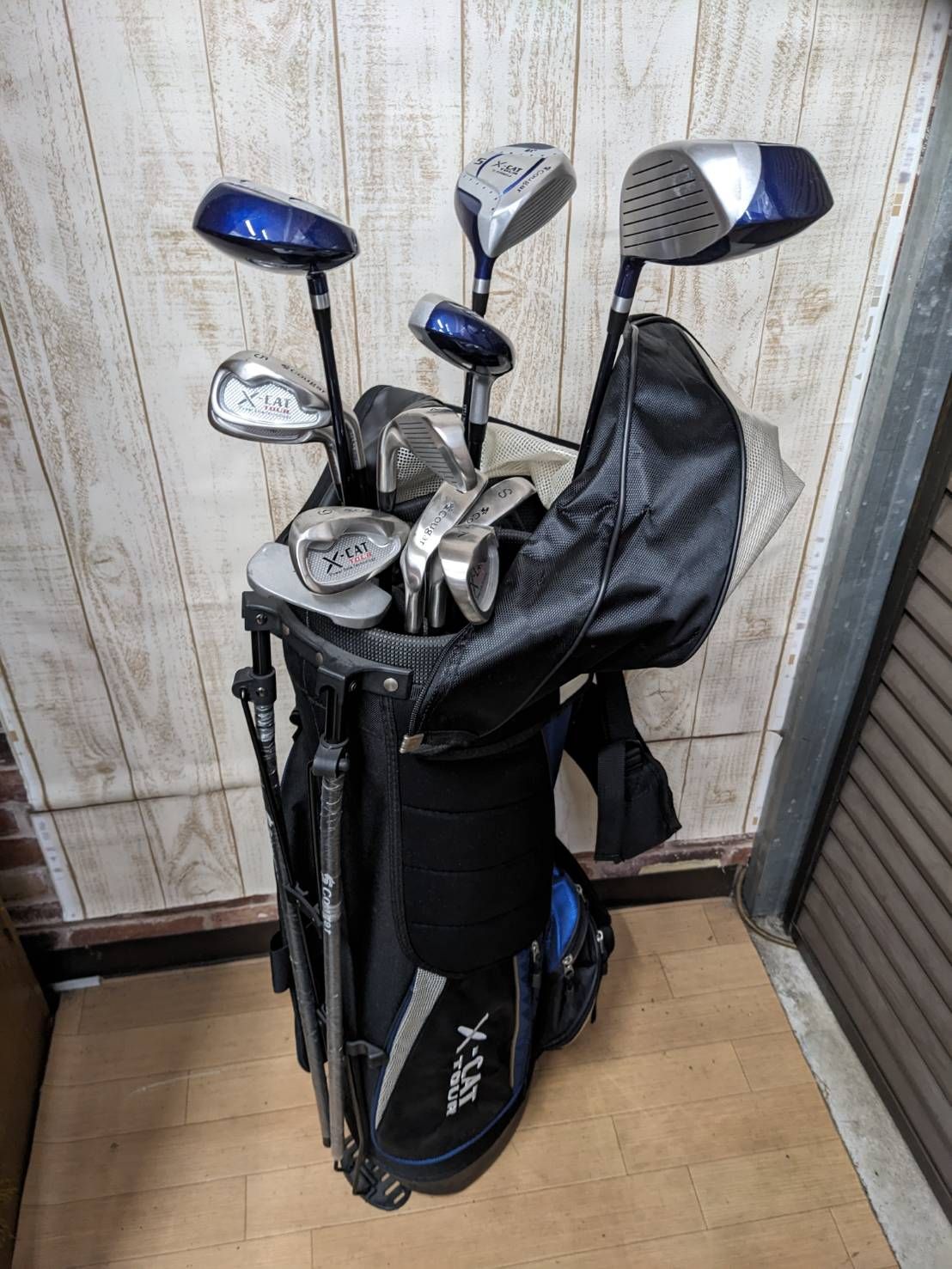 S99750 ゴルフクラブ バッグ Cougar X-cat 1 3 4 5 6 7 9 S P セット キャディーバッグ
