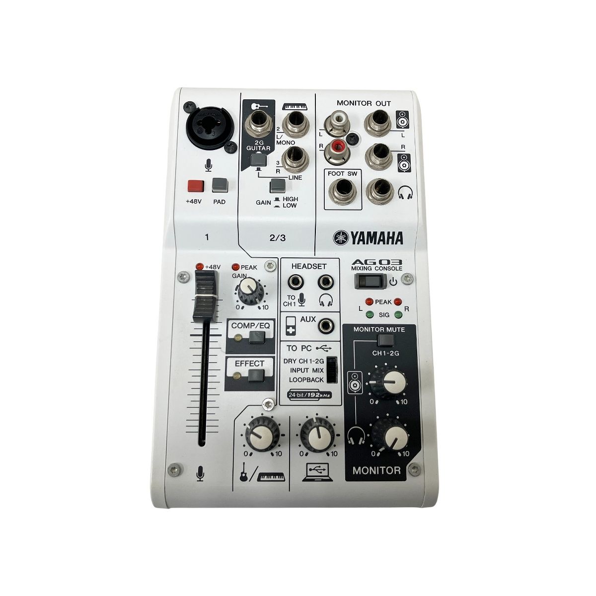 YAMAHA AG03 オーディオインターフェース 配信 ライブストリーミング