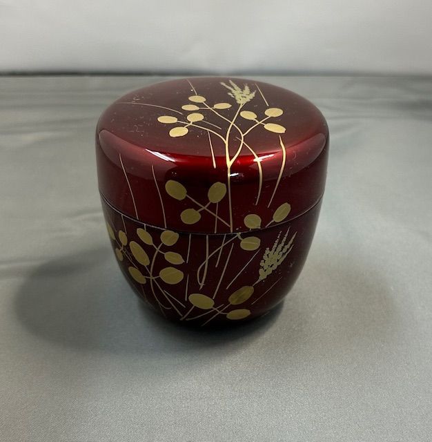 糸目千筋瓢箪形・会津玉虫塗・蒔絵・独楽塗 棗 四点」茶道具・棗