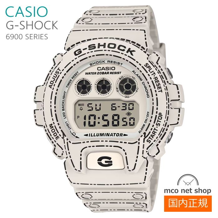 メンズ 腕時計 カシオ G-SHOCK デジタル DW-6900RGM-5JR CASIO 6900 SERIES
