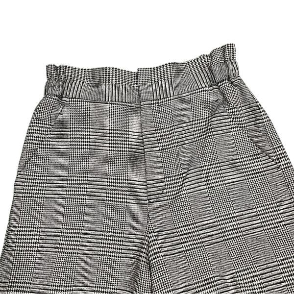 モガ MOGA ワイドパンツ ウール グレンチェック グレー 毛 2 M レディース S5X311