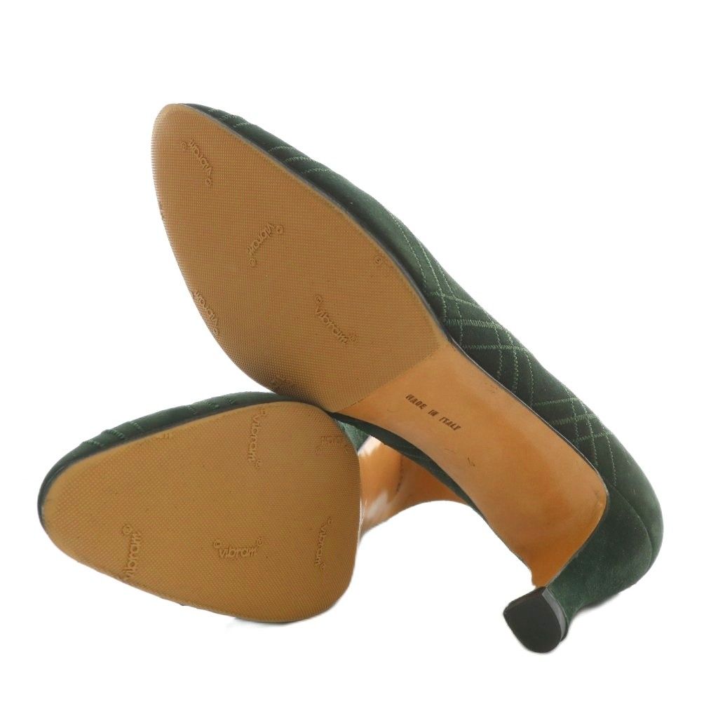 パンプス スエード