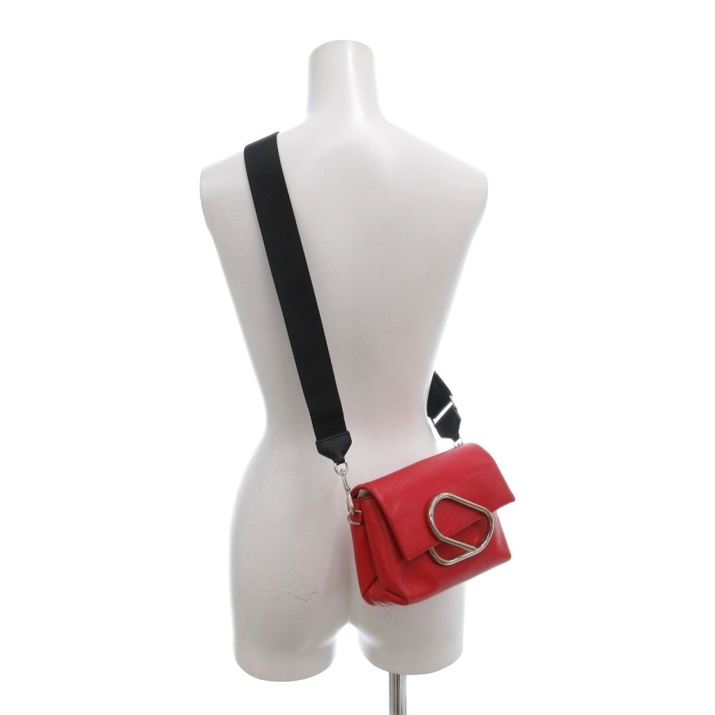  3.1 フィリップリム アリックス マイクロ スポーツ ショルダー バッグ ハンド 2 WAY レザー ミニ 赤 ハンドバッグ バッグ