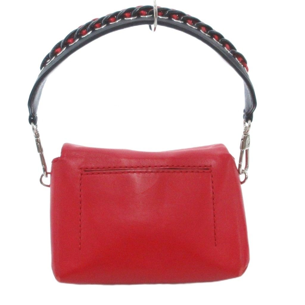 3.1 フィリップリム アリックス マイクロ スポーツ ショルダー バッグ ハンド 2WAY レザー ミニ 赤