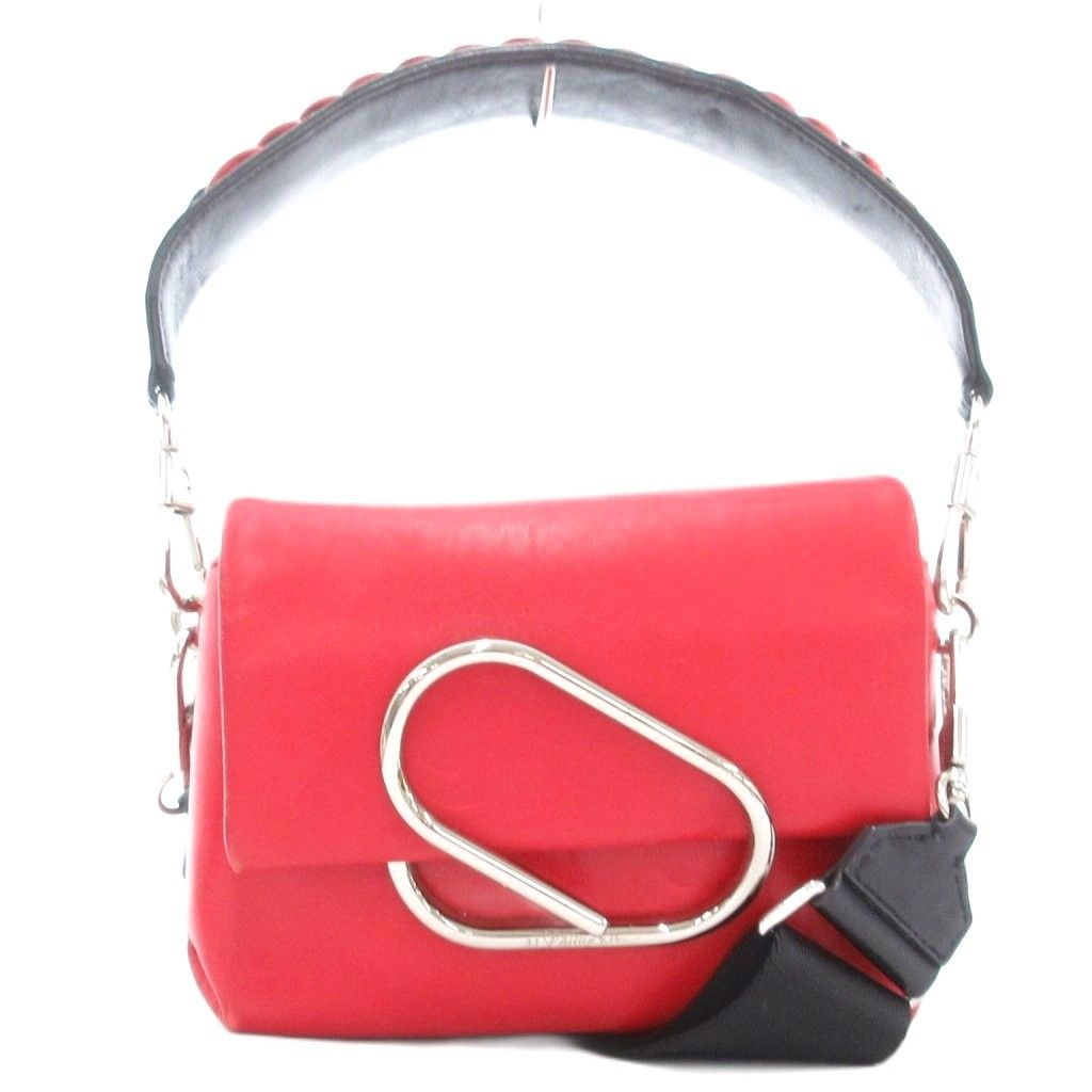 3.1 フィリップリム アリックス マイクロ スポーツ ショルダー バッグ ハンド 2WAY レザー ミニ 赤