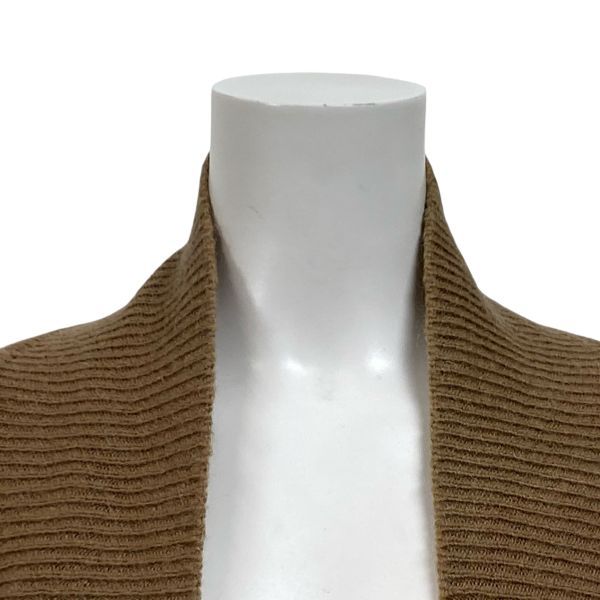 エルマンノシェルヴィーノ ERMANNO SCERVINO ニットカーディガン 長袖 ベージュ モヘア混 30 S～M 7～9号 レディース S5X330