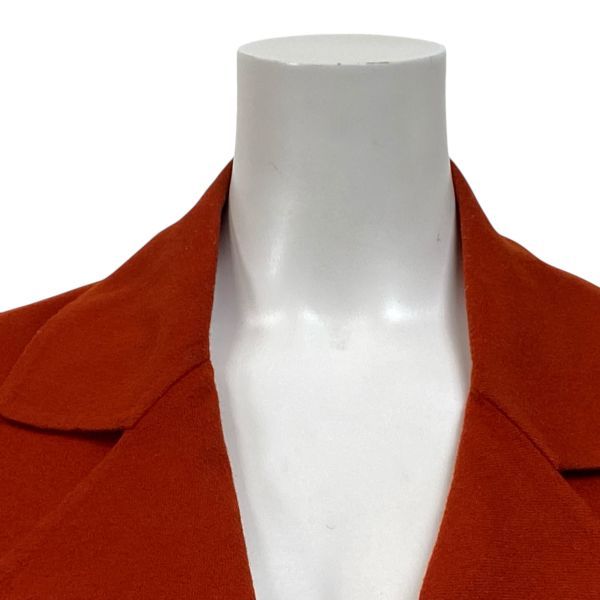 ステラマッカートニー STELLA McCARTNEY ウールコート ダブルブレスト ロング丈 長袖 オーバーサイズ 赤 36 S 7号 レディース 5 X 315