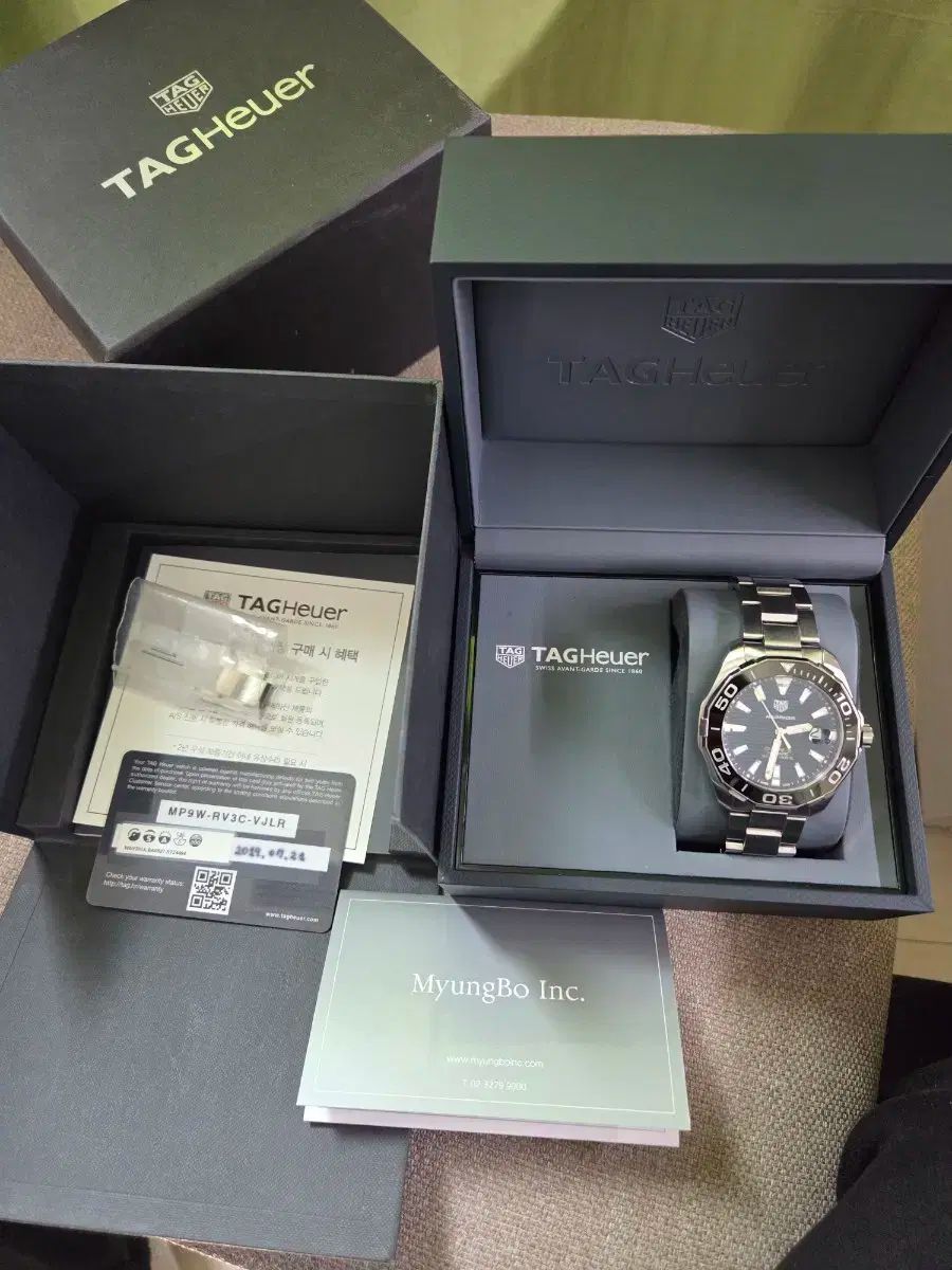 タグ ホイヤー アクアレーサー オートマチック 時計 フルセット 好み