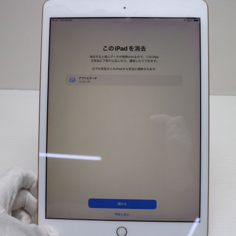  超 iPad 7 第7世代 wi fiモデル 128 GB ゴールド 本体 01000 iPad本体 タブレット