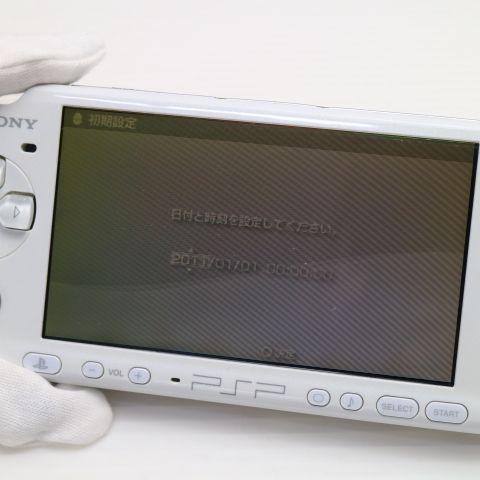  PSP 3000 パール ホワイト game SONY PlayStation Portable 本体 01000 本体(PSP) プレイステーションポータブル(PSP)
