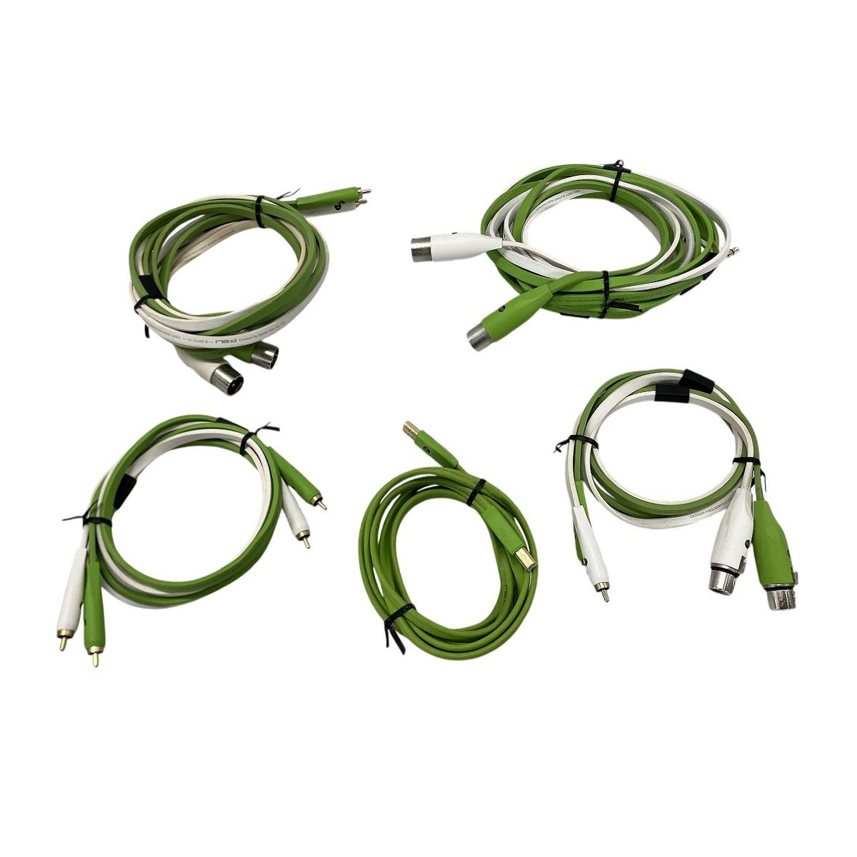 oyaide d class B オヤイデ RCA XLR TRS USB オーディオケーブル 5本 おまとめ セット 音響機材 W10620405