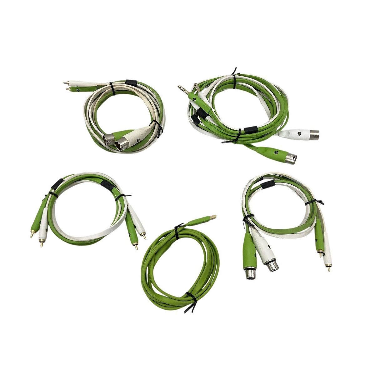 oyaide d class B オヤイデ RCA XLR TRS USB オーディオケーブル 5本 おまとめ セット 音響機材 W10620405