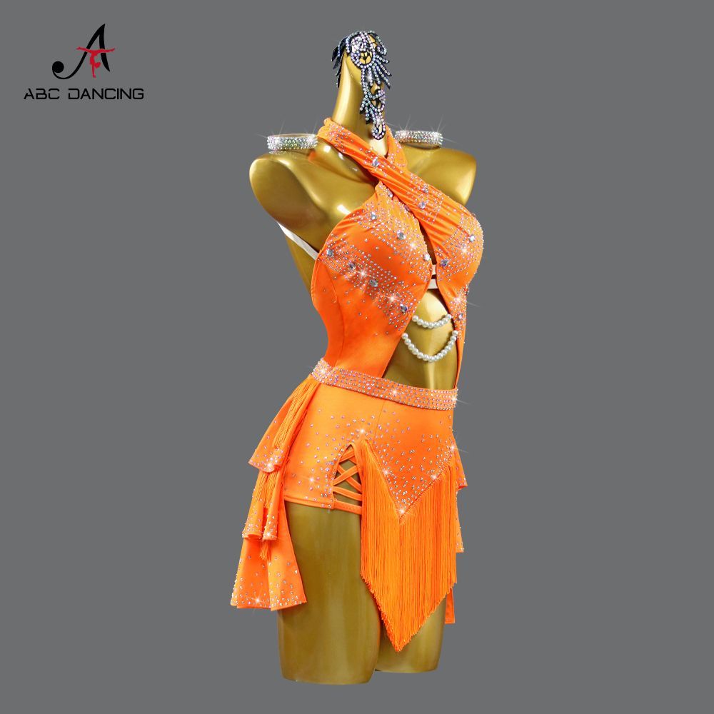 感 社交ダンス ドレス レディース 競技用 ステージ 舞台衣装 発表会 ダンスウェア ラテン サンバ ルンバ チャチャ ワルツ タンゴ モダンダンス パーティー 演出服 フラメンコ ベリーダンス フォーマルドレス P-124