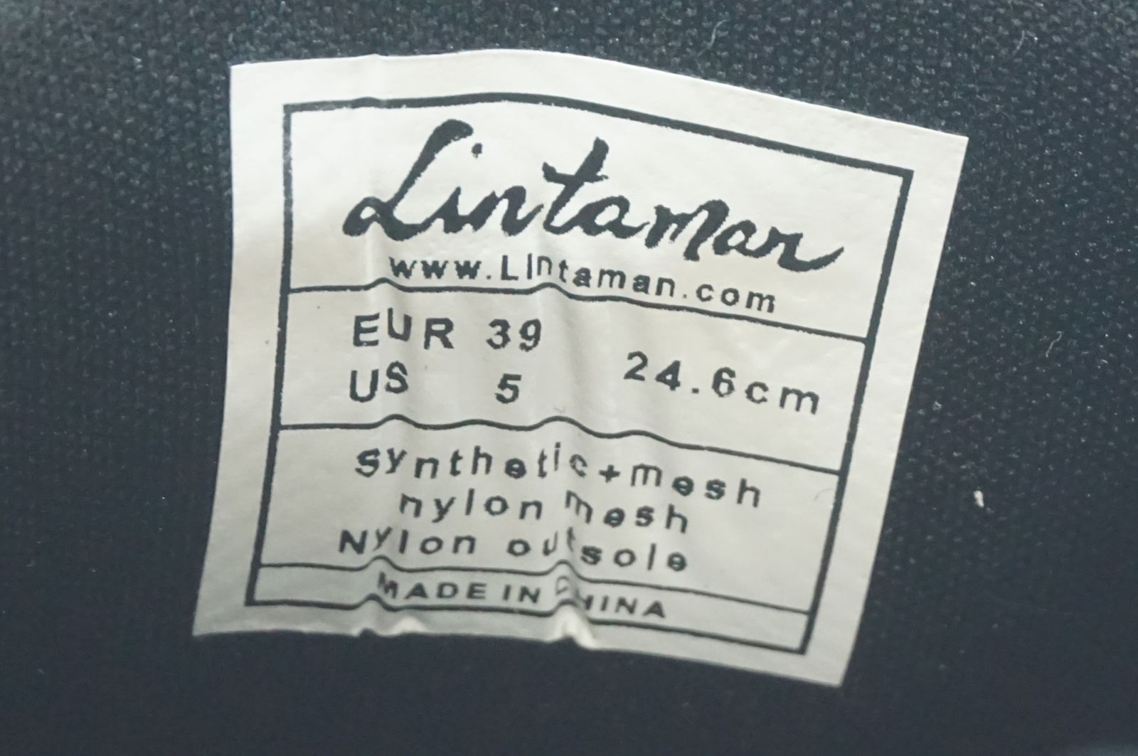 LINTAMAN 「リンタマン」 ADJUST ROAD COMP 39(24.6cm)サイズ シューズ