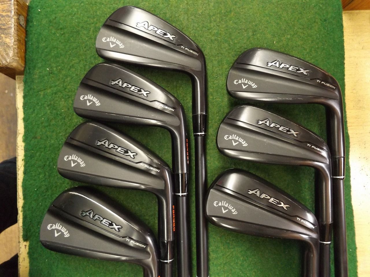 4926 APEX Ti FUSION US 5-PW AW KBS TGI リシャフト キャロウェイ エイペックス フュージョン アイアンセット ゴルフクラブ .990356