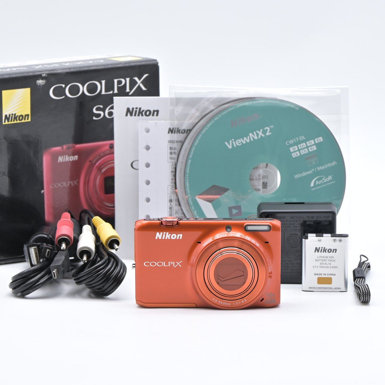 Nikon COOLPIX S6500 マンダリンオレンジ Nikon COOLPIX S6500 Digital