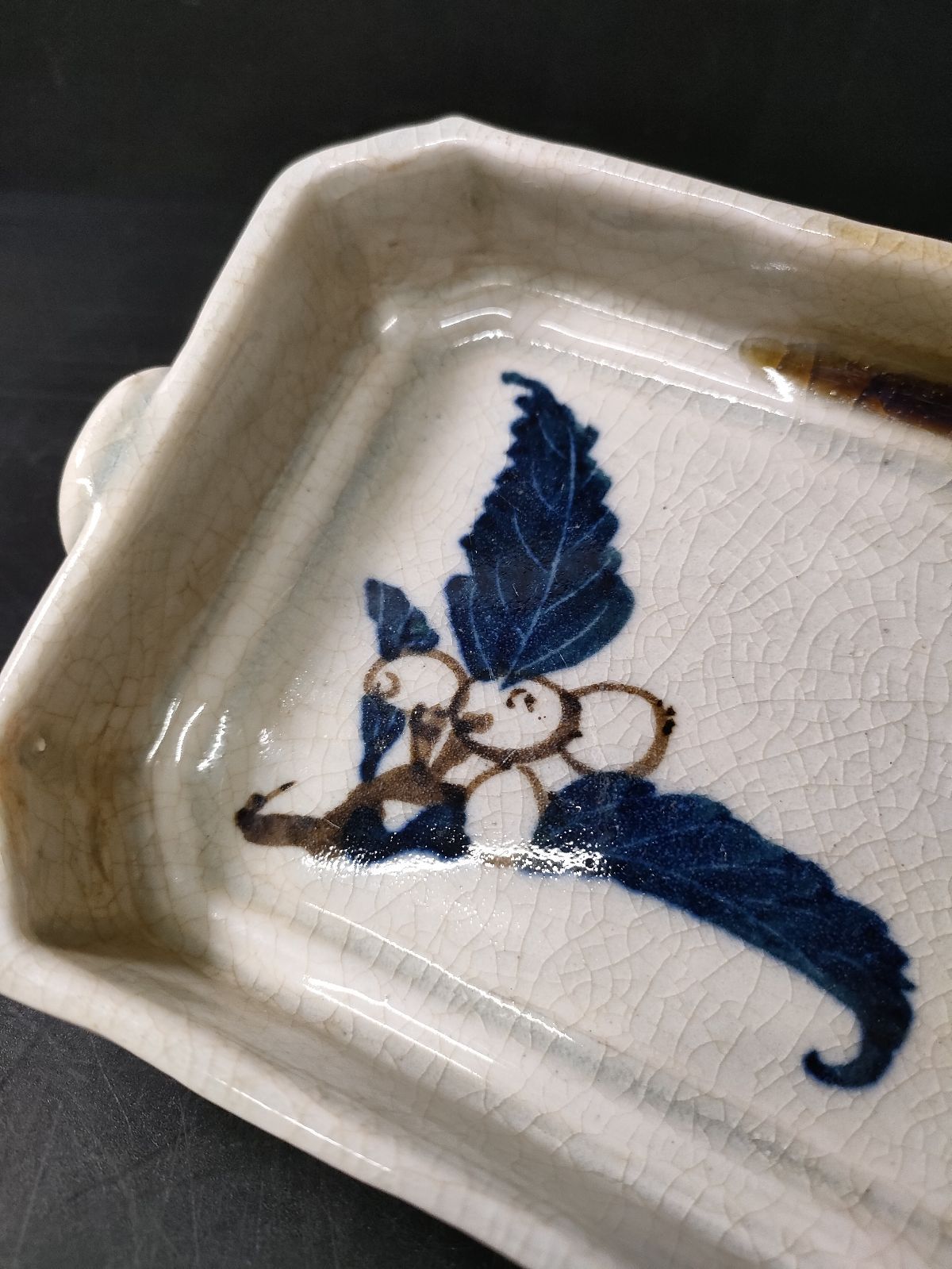 F5-03 織部釉枇杷模様角刺身皿39客 小皿 小鉢 向付 角皿 長皿 刺身皿 銘々皿 懐石料理 懐石道具 WWW_OPDRERGINERDOGAN_COM