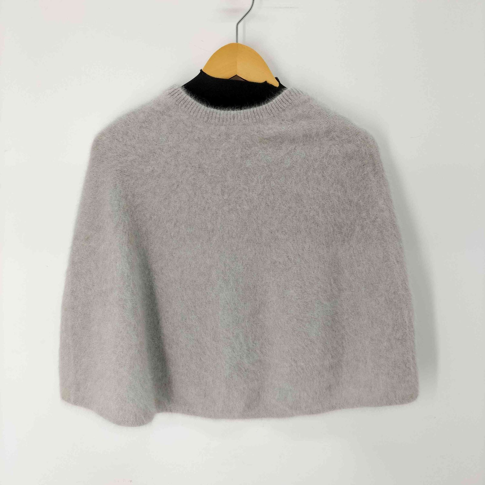 ビアズリー BEARDSLEY フォックスカシミヤ ファーニットポンチョ レディース 表記無