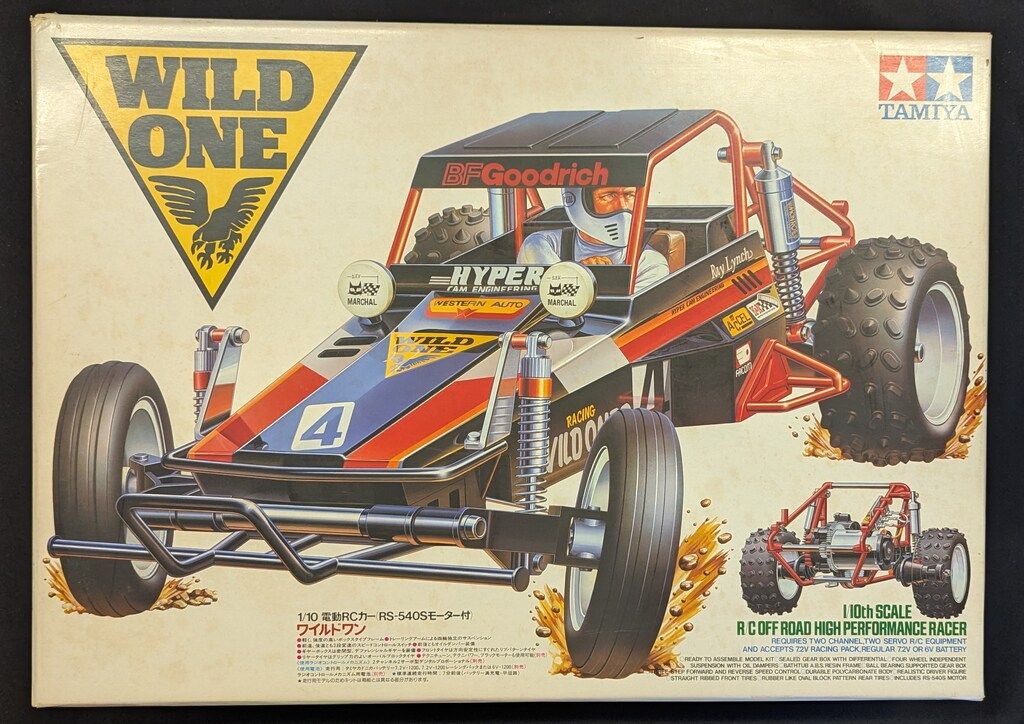 タミヤ(小鹿生産品) 1/10電動RCカー RS-540Sモーター付 ワイルドワン
