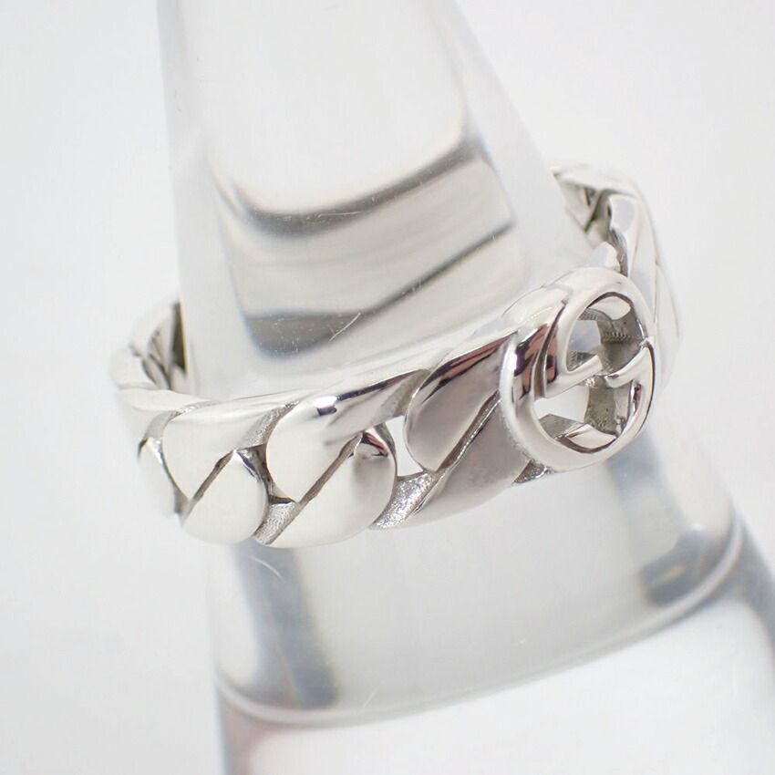 GUCCI グッチ 925 インターロッキングG リング 18号 j 90-6