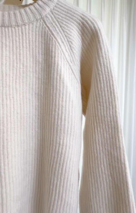 spush ラグラン ニット - アイボリー