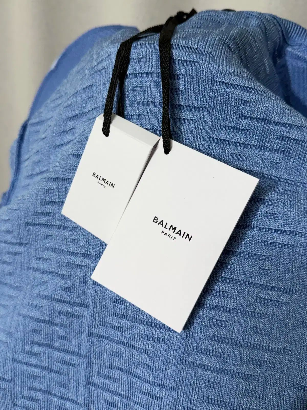 バルマン PB ラビリンス カーディガン ブルー - GINKGOPHARMACY_COM