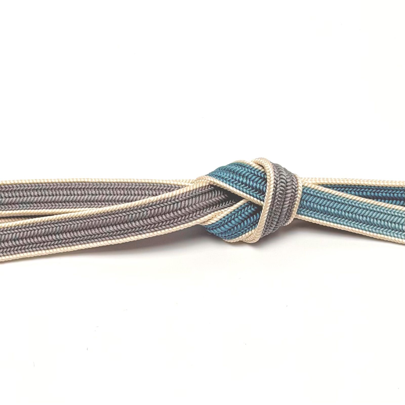 帯締め 衿秀 綾竹組 双葉ぼかし より房 0076