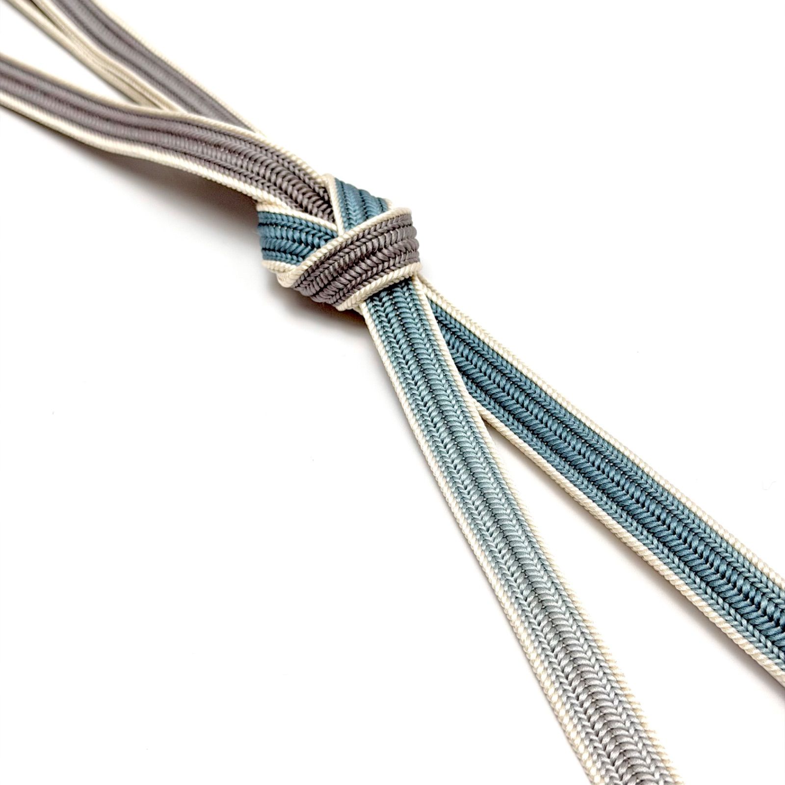 帯締め 衿秀 綾竹組 双葉ぼかし より房 0076