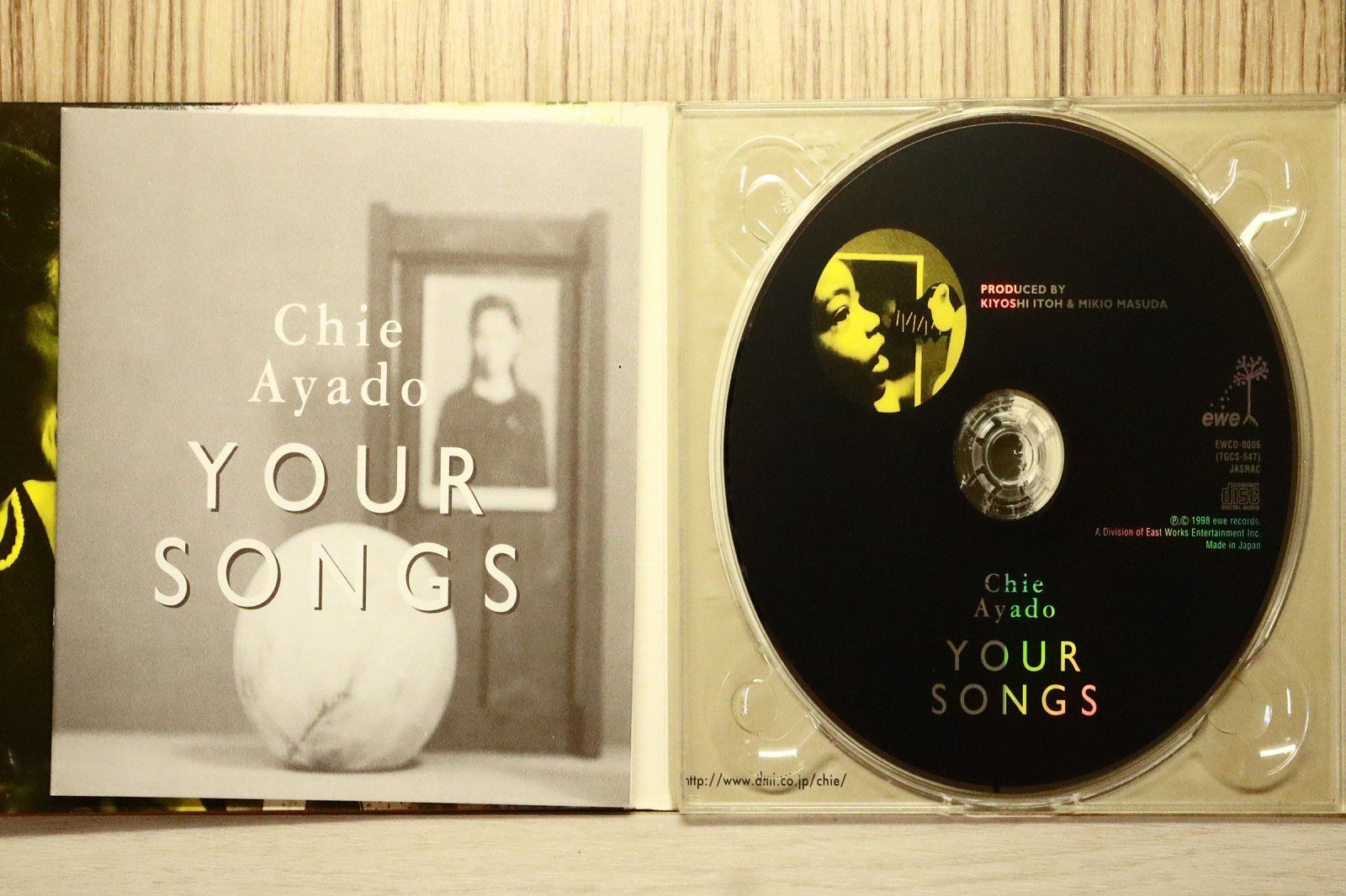 国内盤CD☆綾戸智恵/CHIE AYADO□ Your Songs 【EWCD0006