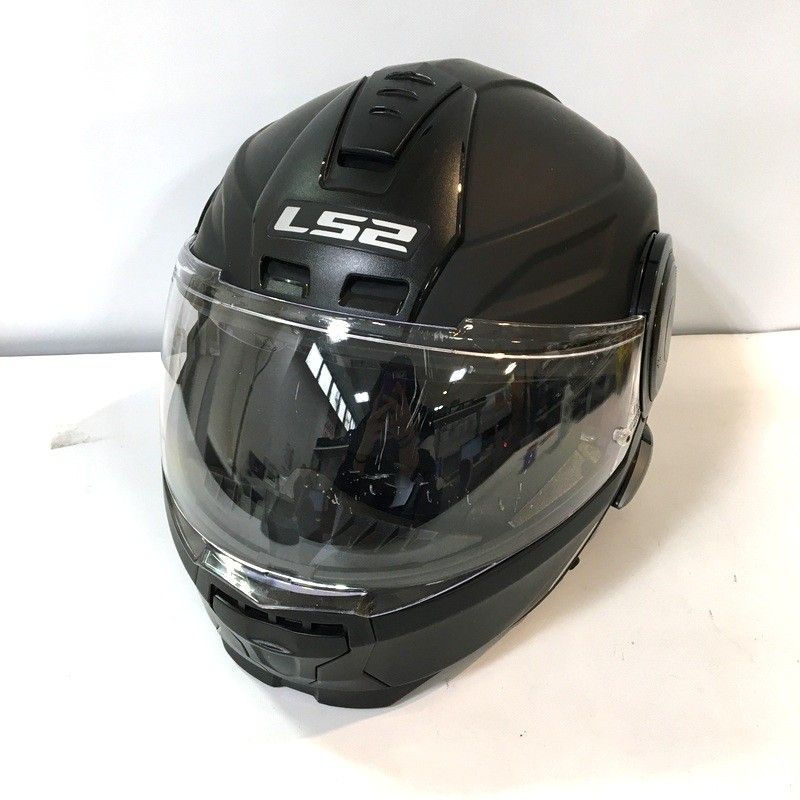 LS 2 エルエスツー SCOPE システムヘルメット インカム付 除菌消臭済 Mサイズ マットブラック オートバイ ツーリング ライディング バイカー バイク用品 TA 3696